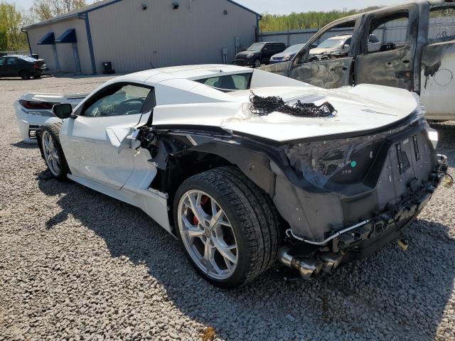 1G1Y73D47L5116762 - 2020 CHEVROLET CORVETTE STINGRAY 2LT WHITE photo 2