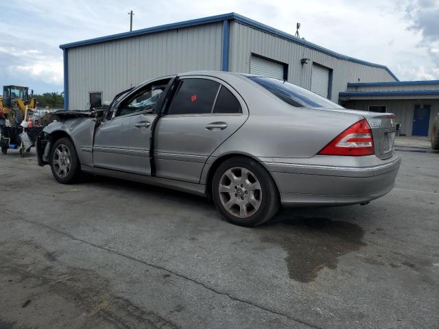 WDBRF81J95F578838 - 2005 MERCEDES-BENZ C 240 4MATIC SILVER photo 2