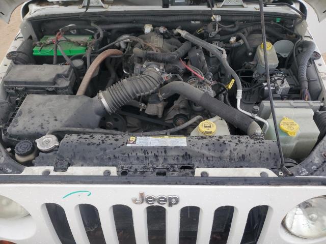 1J4FA24138L650497 - 2008 JEEP WRANGLER X WHITE photo 11