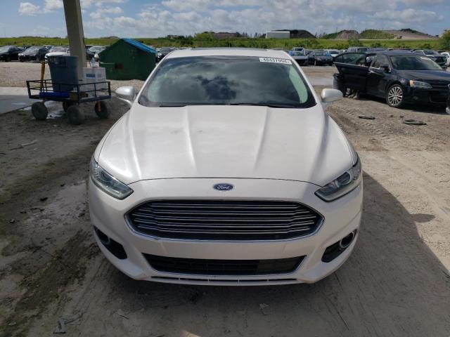 3FA6P0K9XDR216113 - 2013 FORD FUSION TITANIUM WHITE photo 5