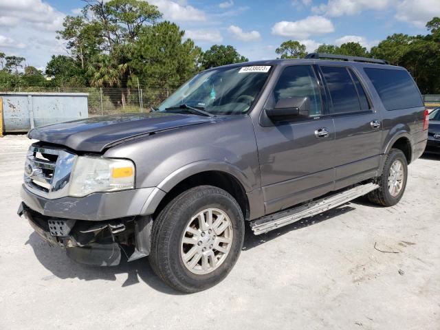 1FMJK1H52CEF06405 - 2012 FORD EXPEDITION EL XLT GRAY photo 1