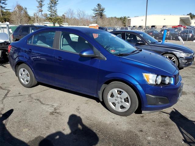 1G1JA5SGXD4211335 - 2013 CHEVROLET SONIC LS BLUE photo 4