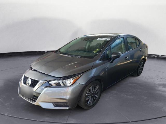 3N1CN8EV1ML865136 - 2021 NISSAN VERSA SV GRAY photo 1