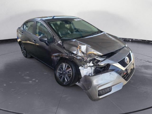 3N1CN8EV1ML865136 - 2021 NISSAN VERSA SV GRAY photo 4