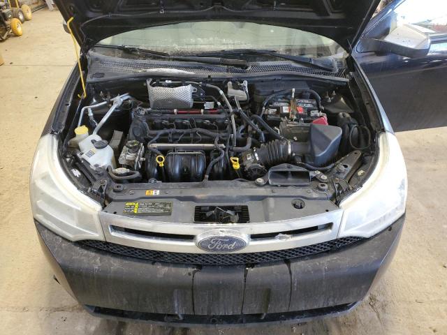 1FAHP34N88W168554 - 2008 FORD FOCUS S/SE BLACK photo 11