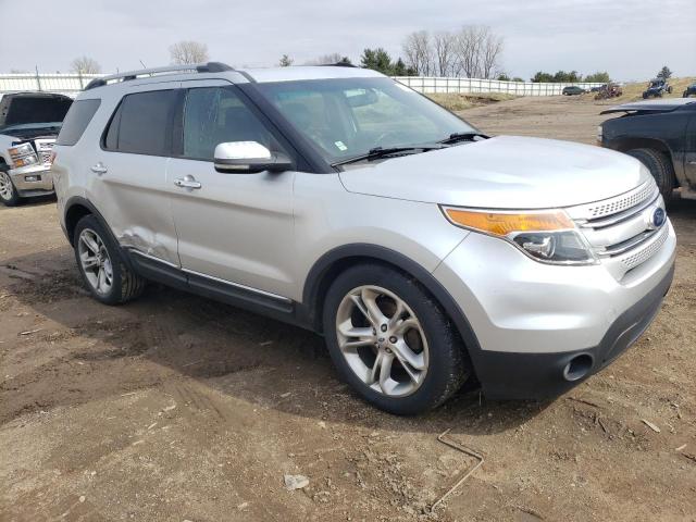 1FM5K7F96DGA29915 - 2013 FORD EXPLORER LIMITED GRAY photo 4