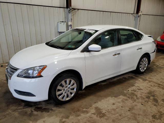 3N1AB7AP0FY358395 - 2015 NISSAN SENTRA S WHITE photo 1