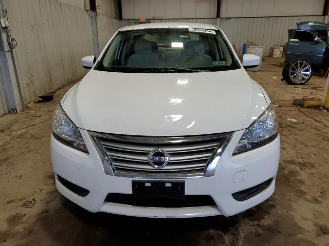 3N1AB7AP0FY358395 - 2015 NISSAN SENTRA S WHITE photo 5