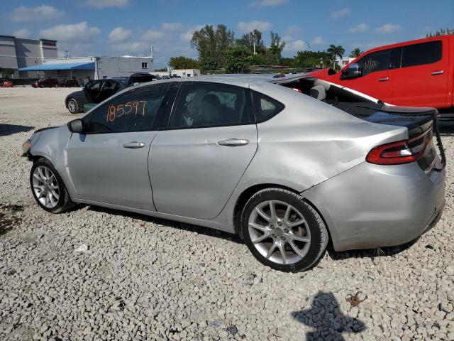 1C3CDFBA4DD139822 - 2013 DODGE DART SXT SILVER photo 2