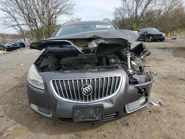 W04GR5EC9B1022784 - 2011 BUICK REGAL CXL GRAY photo 5