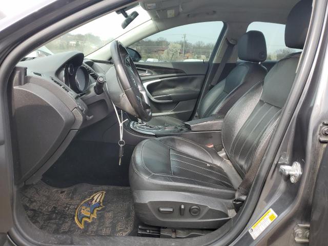 W04GR5EC9B1022784 - 2011 BUICK REGAL CXL GRAY photo 7