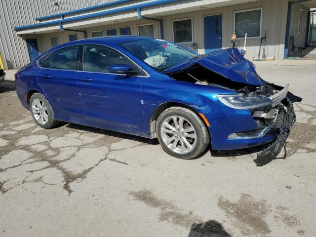 1C3CCCAB8FN750915 - 2015 CHRYSLER 200 LIMITED BLUE photo 4