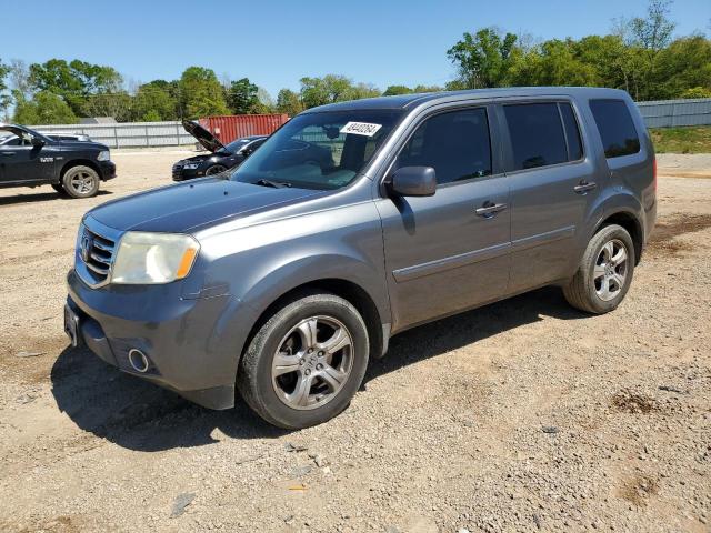 5FNYF3H58CB023342 - 2012 HONDA PILOT EXL GRAY photo 1