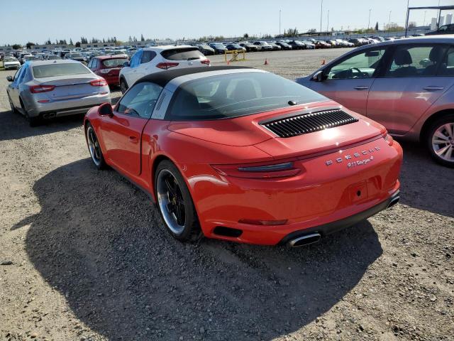 WP0BA2A91HS132117 - 2017 PORSCHE 911 TARGA RED photo 2