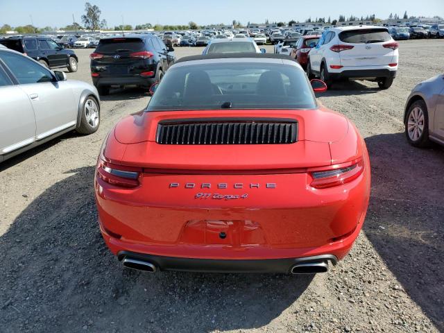 WP0BA2A91HS132117 - 2017 PORSCHE 911 TARGA RED photo 6