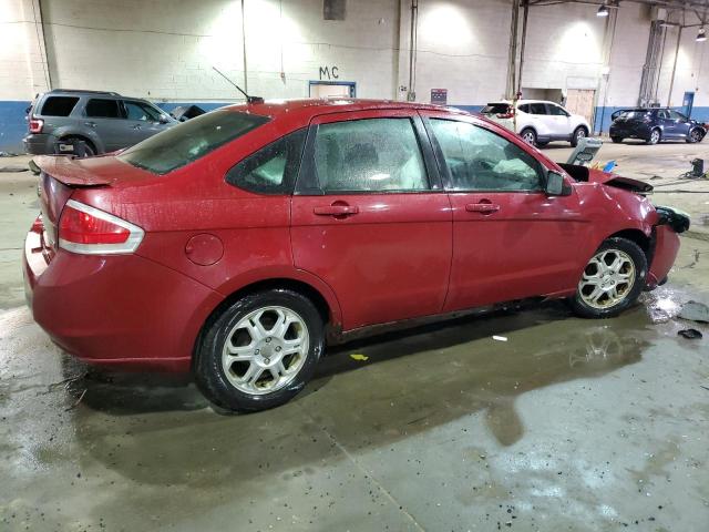 1FAHP36N09W190613 - 2009 FORD FOCUS SES RED photo 3