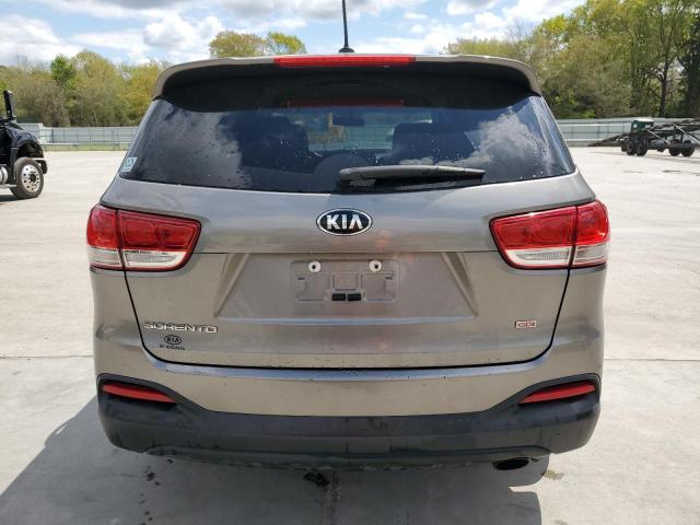 5XYPG4A34HG229992 - 2017 KIA SORENTO LX GRAY photo 6