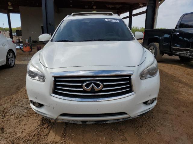 5N1AL0MN9EC510107 - 2014 INFINITI QX60 WHITE photo 5