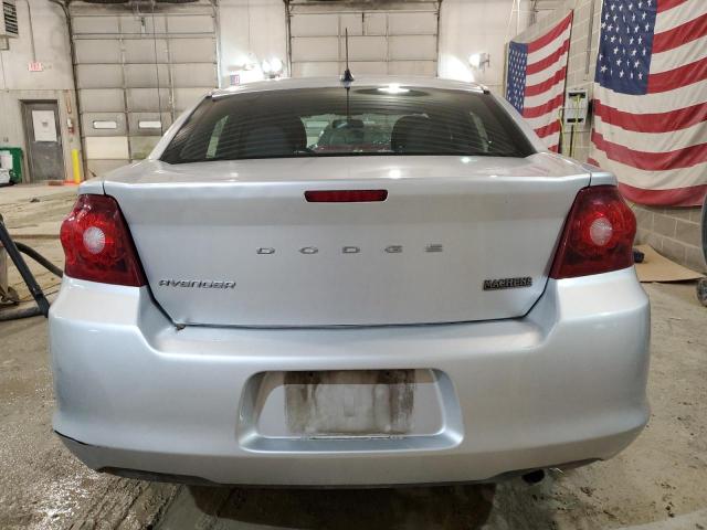 1C3CDZCB2CN137889 - 2012 DODGE AVENGER SXT SILVER photo 6