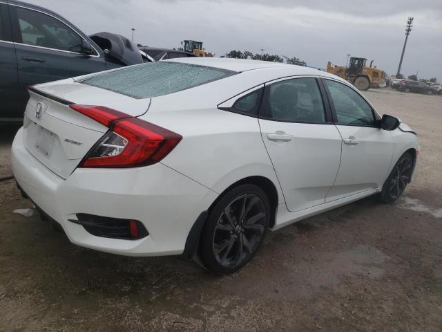 2HGFC2F8XMH550190 - 2021 HONDA CIVIC SPORT WHITE photo 3