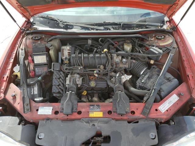 2G1WX12K3Y9295714 - 2000 CHEVROLET MONTE CARL SS RED photo 11