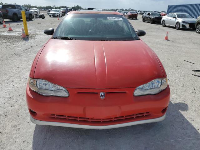 2G1WX12K3Y9295714 - 2000 CHEVROLET MONTE CARL SS RED photo 5