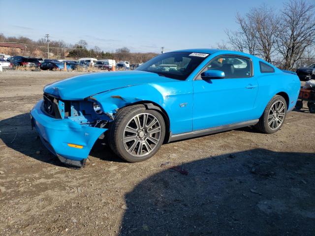 1ZVBP8CH0A5120807 - 2010 FORD MUSTANG GT BLUE photo 1