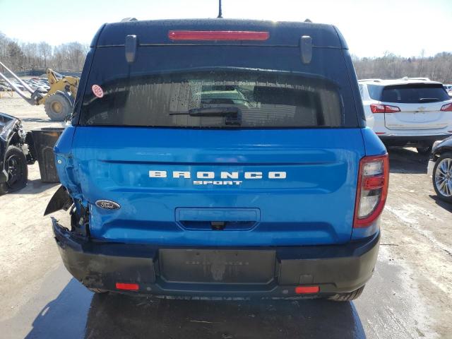 3FMCR9C63NRD90179 - 2022 FORD BRONCO SPO OUTER BANKS BLUE photo 6