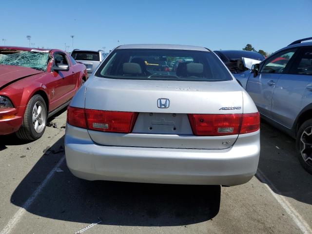 1HGCM56465A184579 - 2005 HONDA ACCORD LX SILVER photo 6