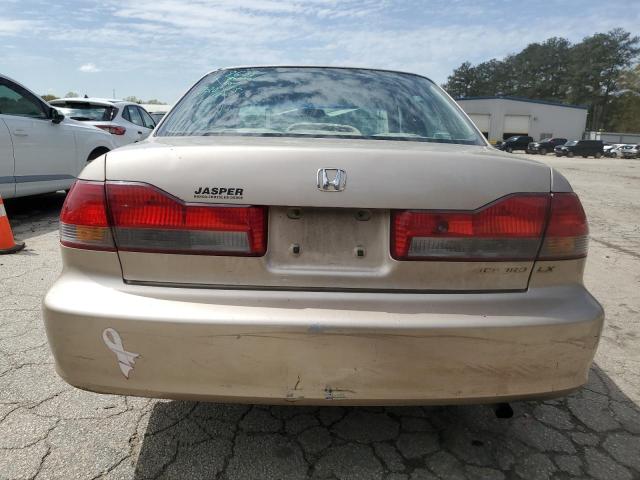 3HGCG564X2G708305 - 2002 HONDA ACCORD LX GOLD photo 6