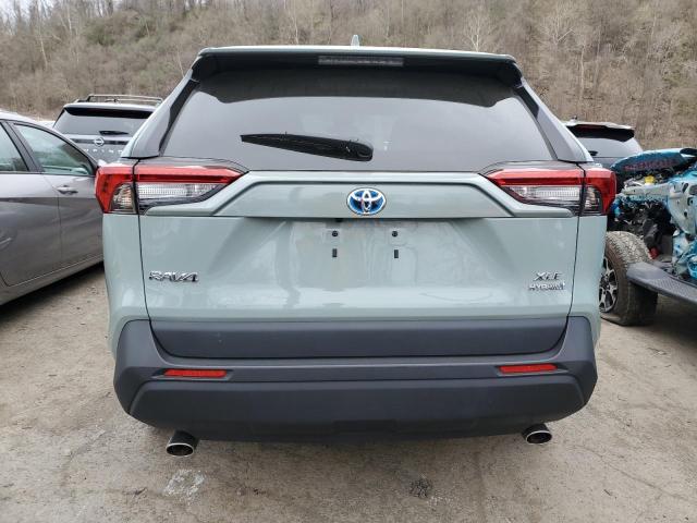 4T3B6RFV2MU044792 - 2021 TOYOTA RAV4 XLE PREMIUM GRAY photo 6