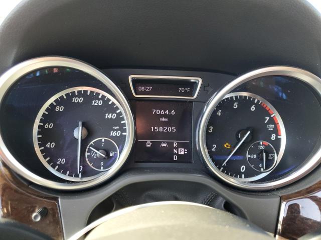 4JGDA5HB9CA033428 - 2012 MERCEDES-BENZ ML 350 4MATIC GRAY photo 9