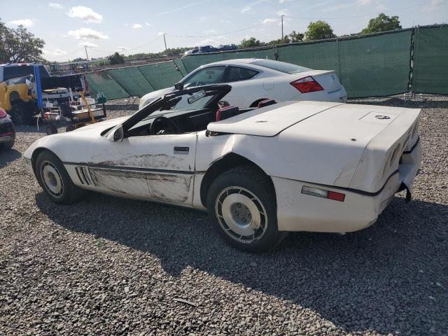 1G1YY3180H5120938 - 1987 CHEVROLET CORVETTE WHITE photo 2