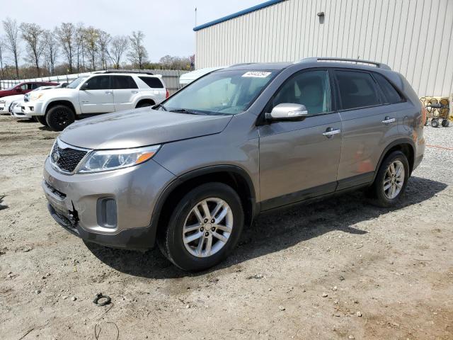 5XYKTDA77FG607583 - 2015 KIA SORENTO LX GRAY photo 1