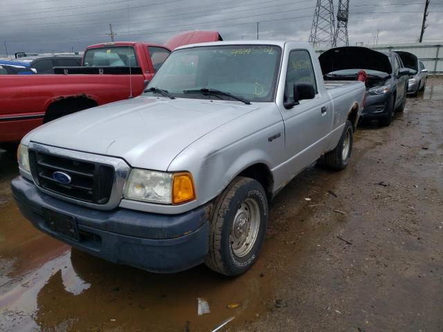 1FTYR10D24PA20913 - 2004 FORD RANGER SILVER photo 1