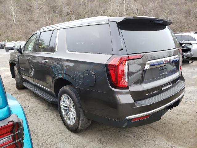 1GKS2GKDXMR405333 - 2021 GMC YUKON XL K1500 SLT CHARCOAL photo 2