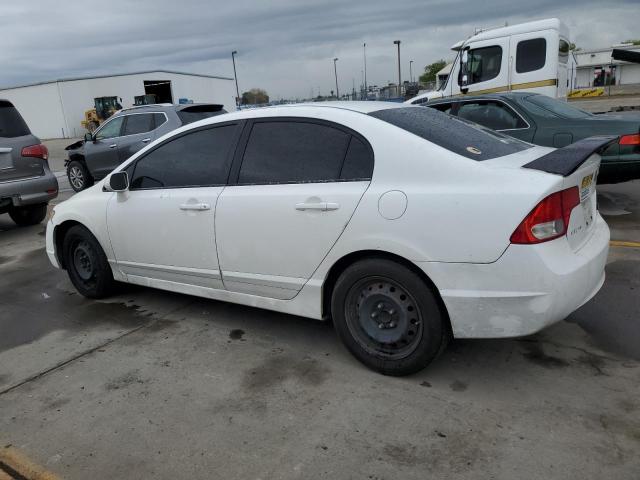 1HGFA16516L072480 - 2006 HONDA CIVIC LX WHITE photo 2