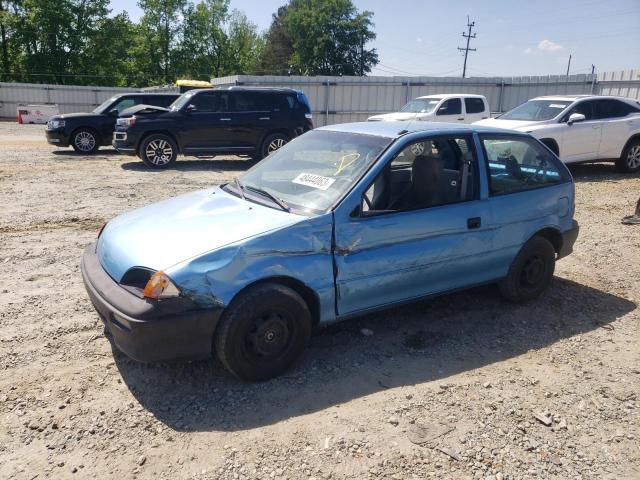 2C1MS2467R6787570 - 1994 GEO METRO XFI BLUE photo 1