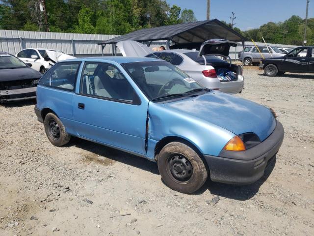 2C1MS2467R6787570 - 1994 GEO METRO XFI BLUE photo 4