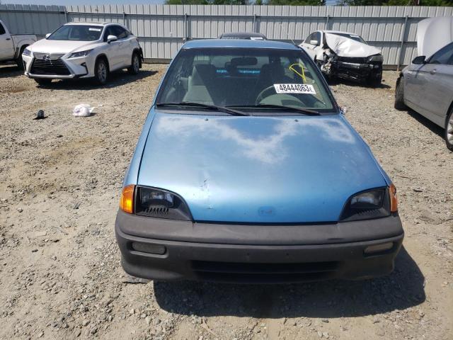 2C1MS2467R6787570 - 1994 GEO METRO XFI BLUE photo 5