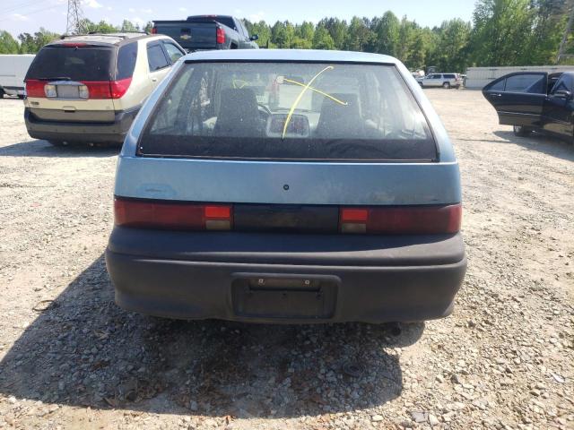 2C1MS2467R6787570 - 1994 GEO METRO XFI BLUE photo 6