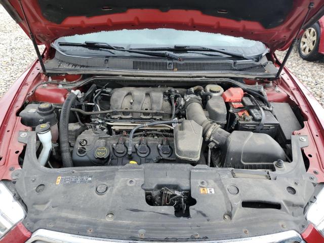 1FAHP2E80FG208975 - 2015 FORD TAURUS SEL RED photo 11