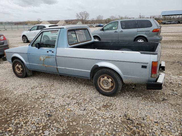 1V1LG0174DV055812 - 1983 VOLKSWAGEN RABBIT TRUCK BLUE photo 2