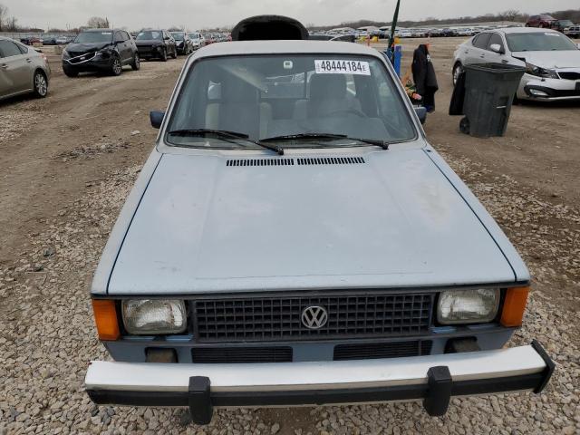 1V1LG0174DV055812 - 1983 VOLKSWAGEN RABBIT TRUCK BLUE photo 5