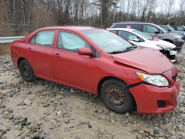 1NXBU4EE4AZ219915 - 2010 TOYOTA COROLLA BASE RED photo 4