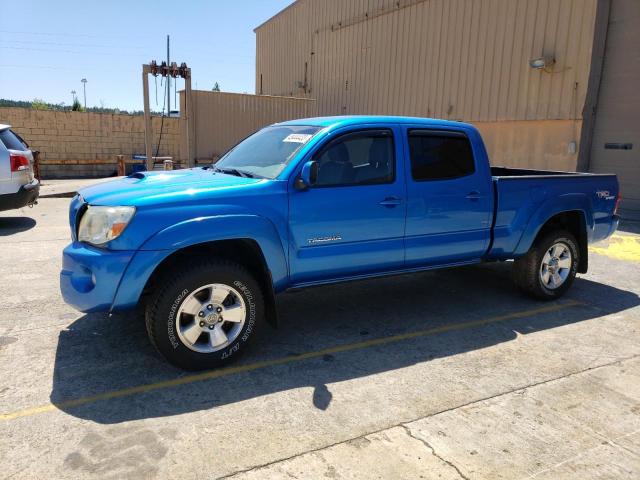 3TMMU52N35M001689 - 2005 TOYOTA TACOMA DOUBLE CAB LONG BED BLUE photo 1