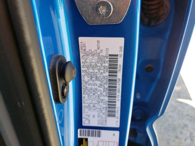 3TMMU52N35M001689 - 2005 TOYOTA TACOMA DOUBLE CAB LONG BED BLUE photo 12