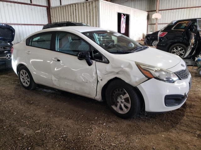 KNADM4A33F6429593 - 2015 KIA RIO LX WHITE photo 4