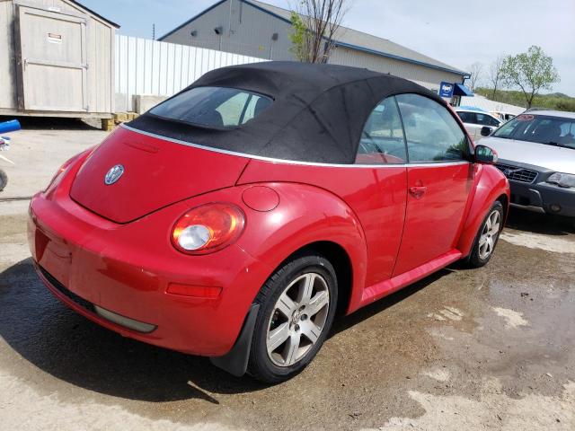3VWRF31Y36M325093 - 2006 VOLKSWAGEN NEW BEETLE CONVERTIBLE OPTION PACKAGE 1 RED photo 3