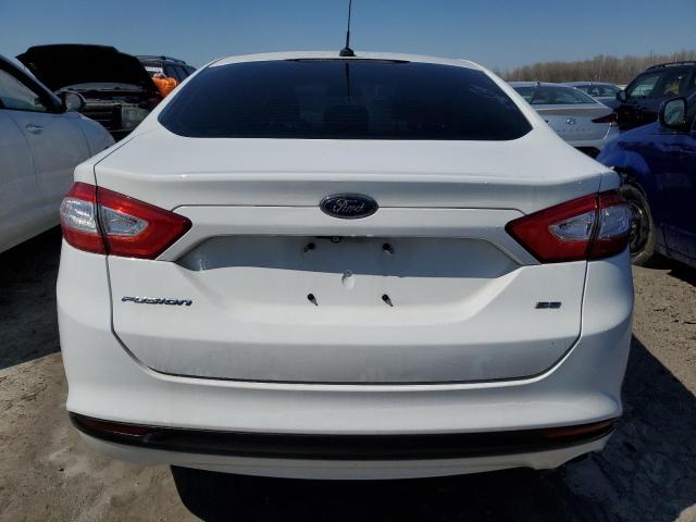 3FA6P0H70GR328204 - 2016 FORD FUSION SE WHITE photo 6